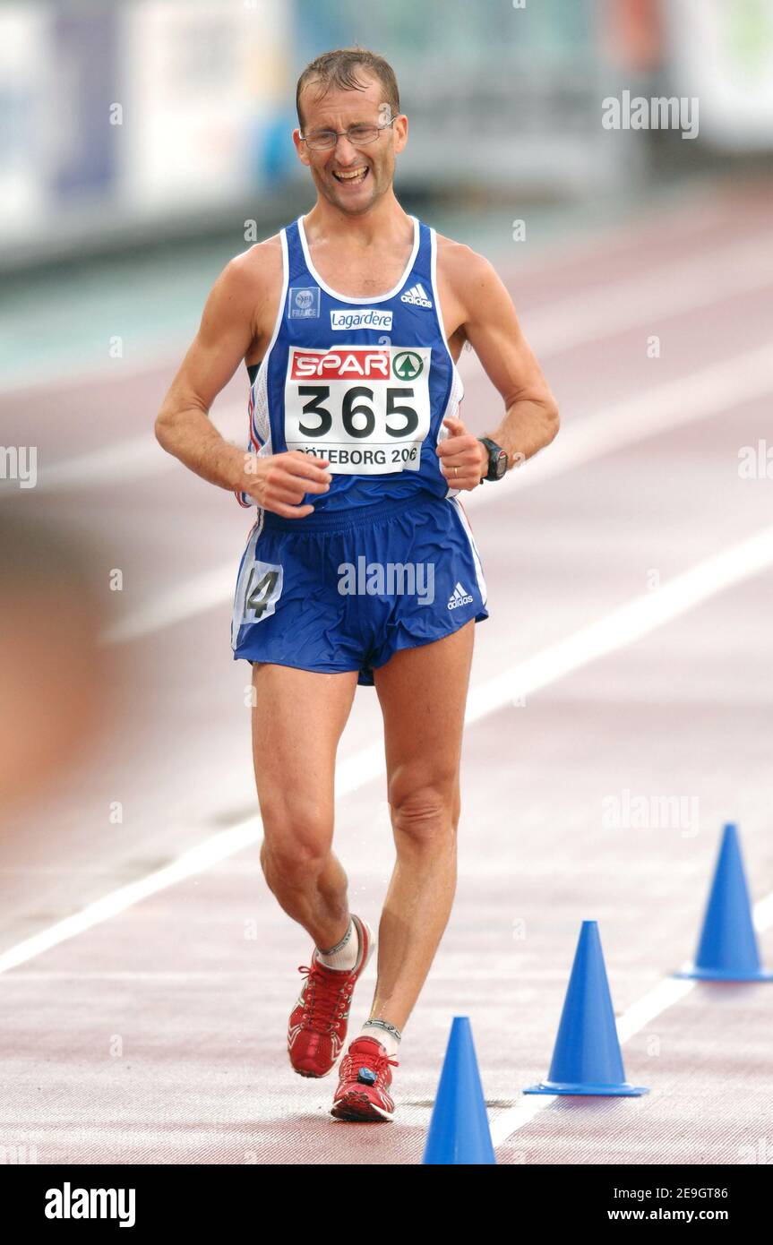 France s Denis Langlois Competes On 20 Km Walk Men During The European 