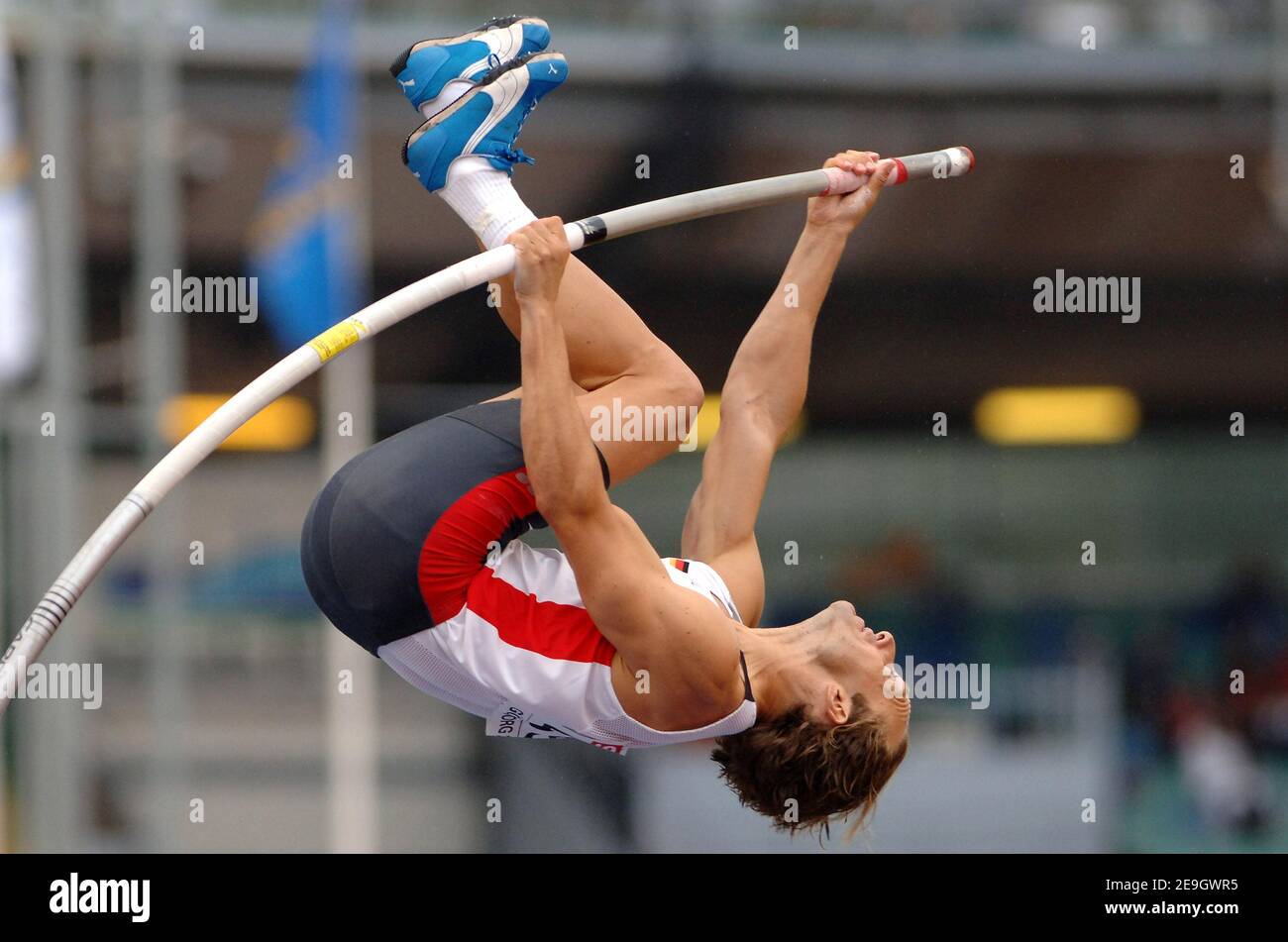 Lobinger Germany's Tim Lobinger competes duirng the Men's Pole Vault final and ...