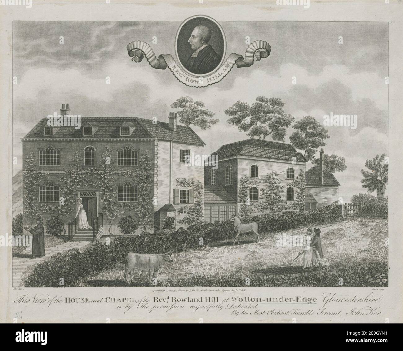 Edge gloucestershire engraving hires stock photography and images Alamy