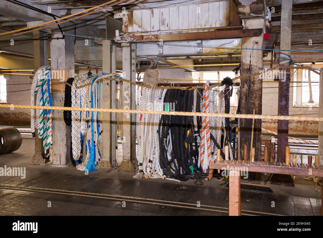 Factory ropes hi-res stock photography and images - Alamy