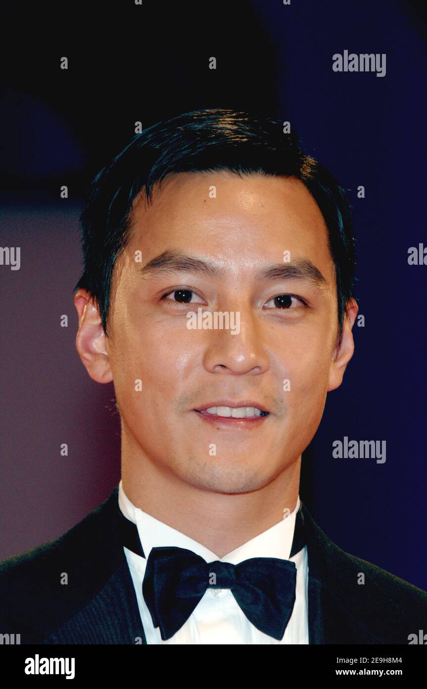 Chinese actor Daniel Wu poses for pictures as he arrives to the premiere of his new film 'YeYan' at the 63rd annual Venice Film Festival in Venice, Italy, on September 3, 2006. Photo by Nicolas Khayat/ABACAPRESS.COM Stock Photo