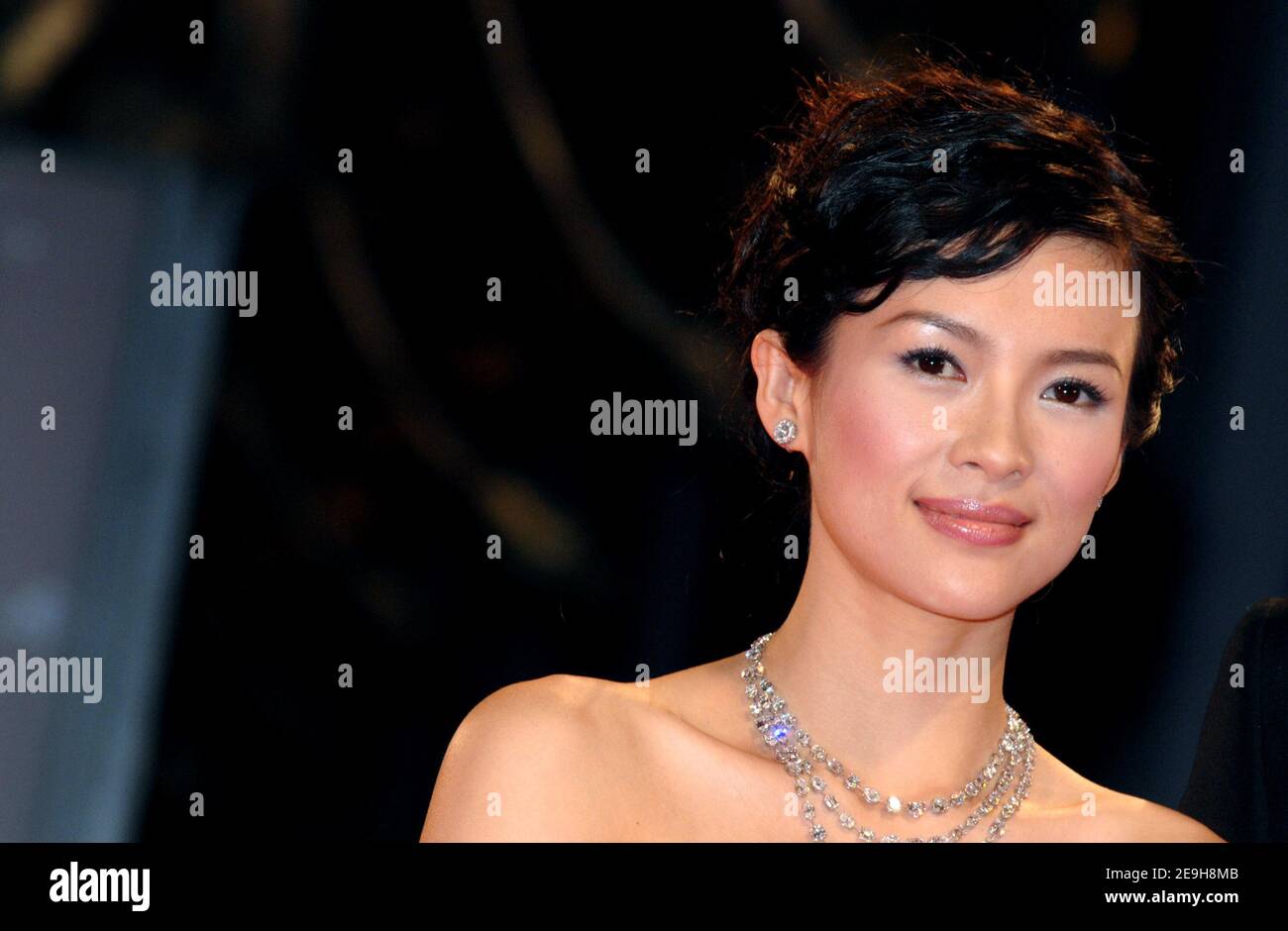 Chinese actress Zhang Ziyi poses at Comme Moi fashion show released by  Chinese model Lv Yan in Beijing, China, 1 July 2014. Chinese celebrities  emer Stock Photo - Alamy