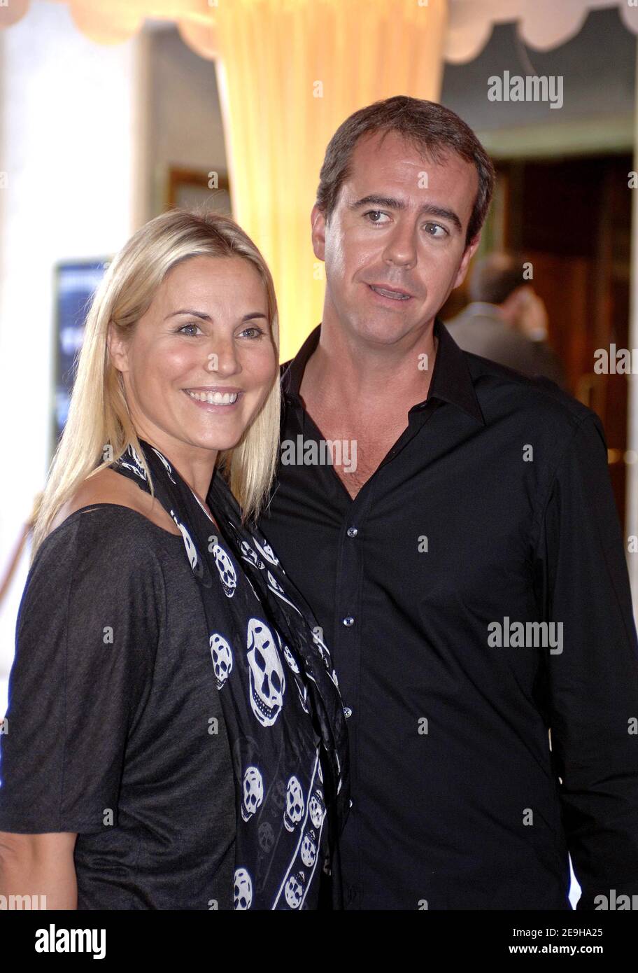 Sophie Favier and Bruno Robles arrive at the TF1 annual press conference held at the Theatre Des Champs-Elysees in Paris, France on September 5, 2006. Photo by Giancarlo Gorassini/ABACAPRESS.COM Stock Photo