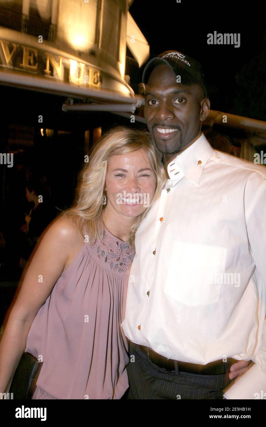 Celine Balitran and Pascal Gentil attend 'Les Vendanges de l'avenue Montaigne' party ('Avenue Montaigne Vintage') in Paris, France on September 7, 2006. Photo by Benoit Pinguet/ABACAPRESS.COM Stock Photo