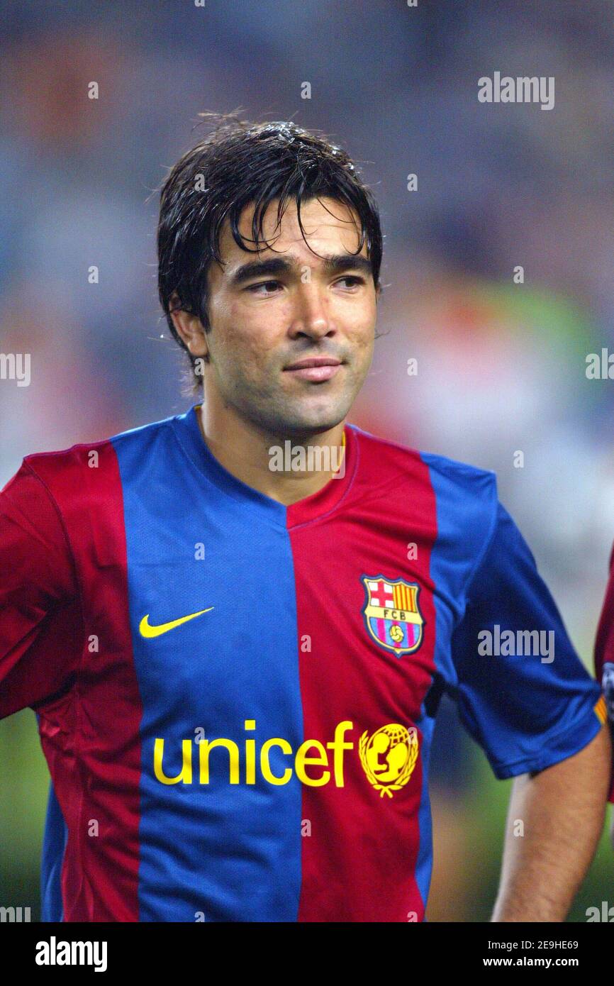 FCB's Deco during the UEFA Champions League, Group A, FC Barcelona