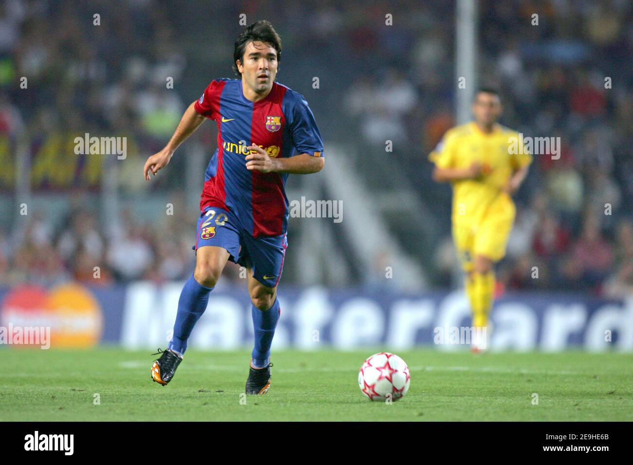 FCB's Deco during the UEFA Champions League, Group A, FC Barcelona