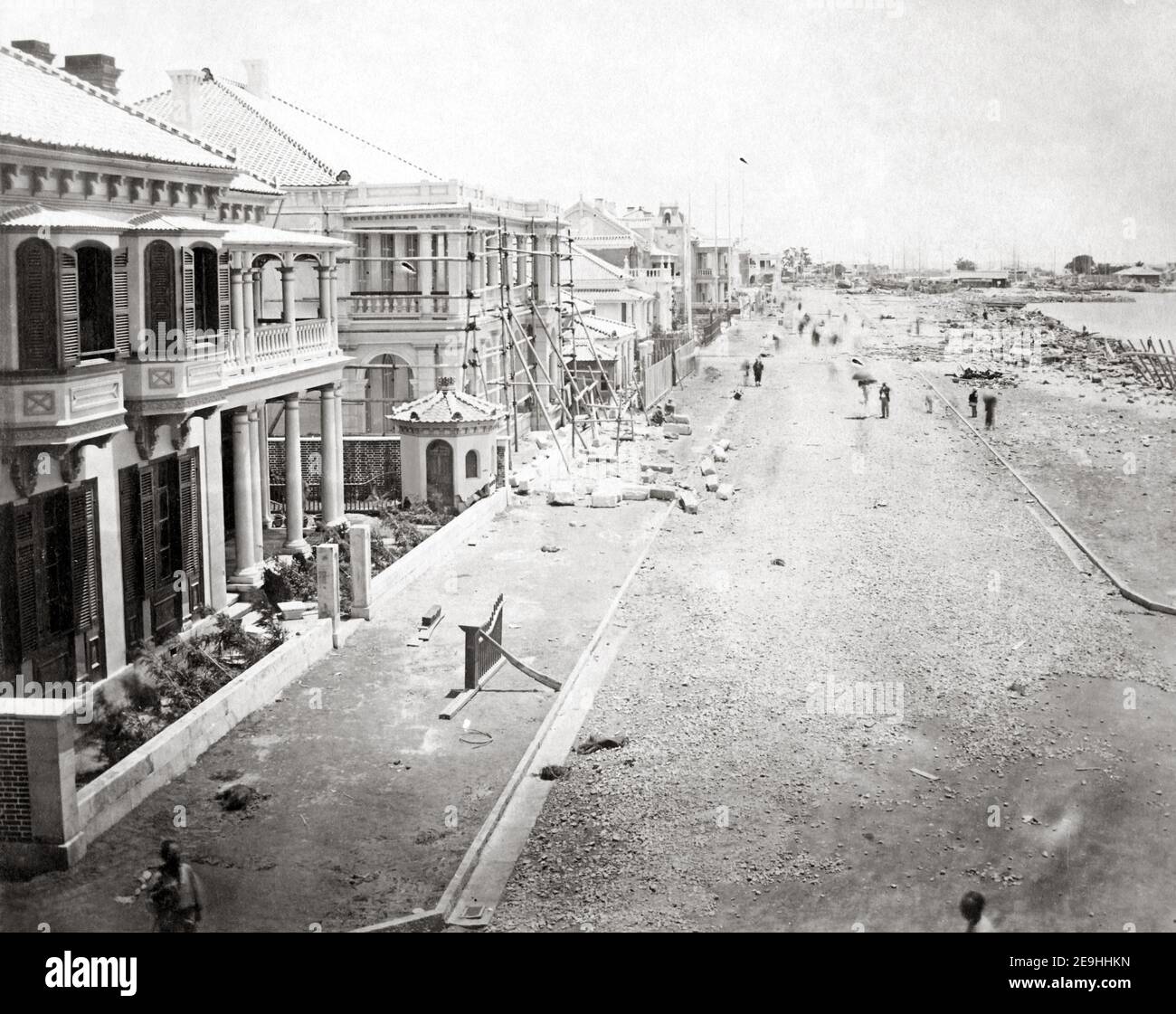 Typhoon damage along the bund hi-res stock photography and images - Alamy