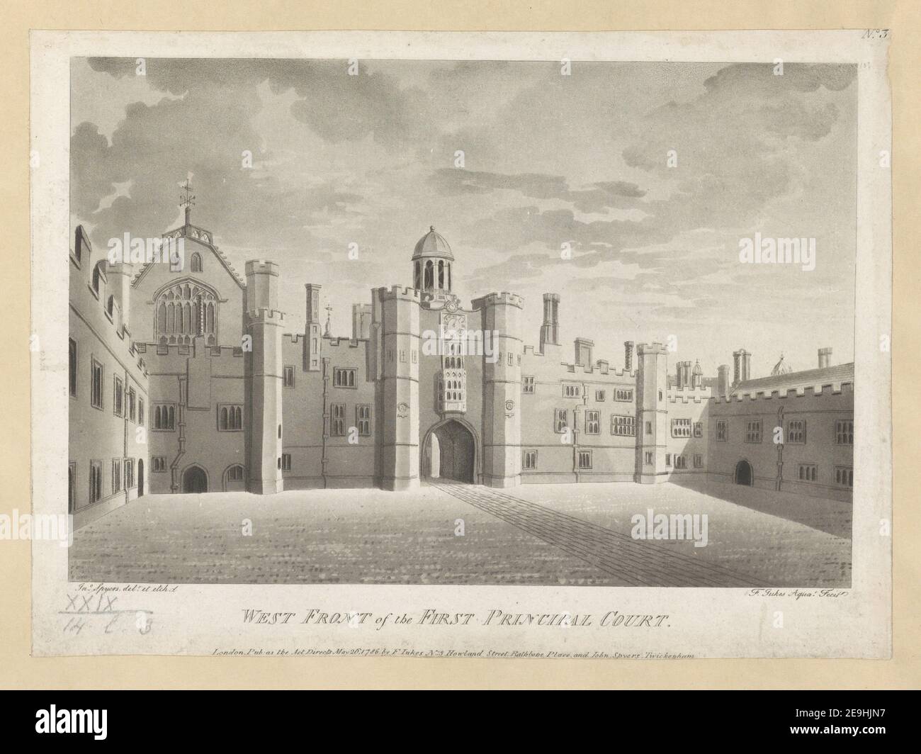 West Front Of The First Principal Court Author Jukes Francis 29 14 L 3 Place Of Publication London Publisher Pub As The Act Directs May 26 1786 By F Jukes N 3 Howland Street Rathbone