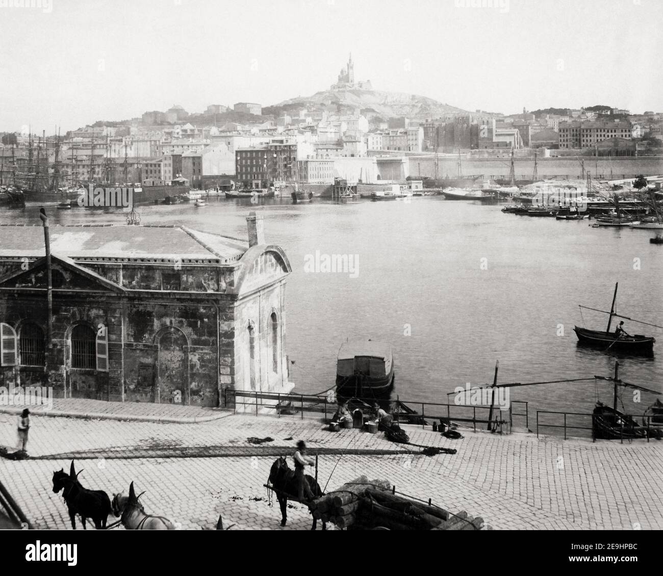Late 19th century photograph - Marseille, France Stock Photo - Alamy