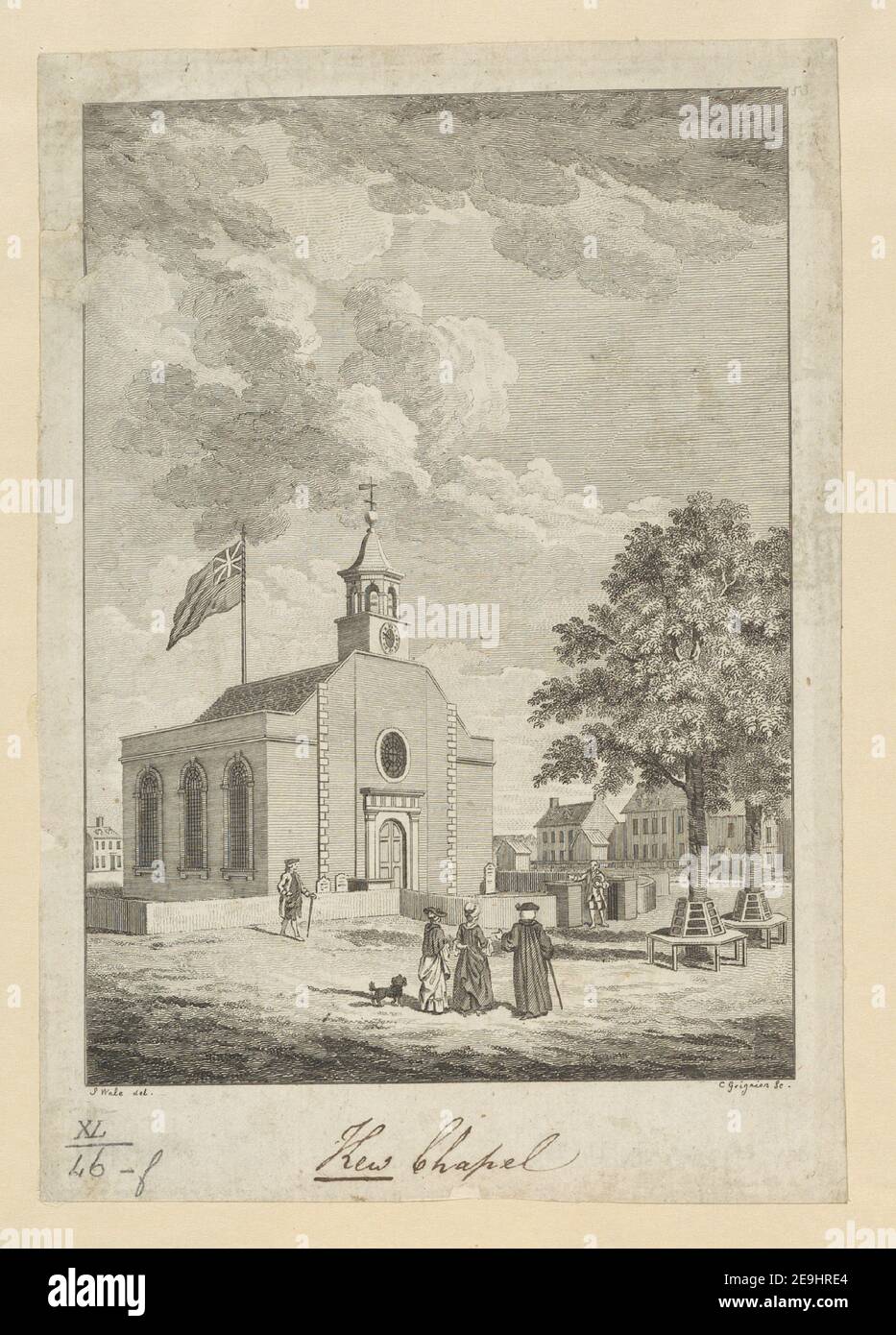 St. Anne's, Kew   Author  Grignion, Charles 40.46.f. Place of publication: [London] Publisher: [unknown publisher] Date of publication: [1770-1786]  Item type: 1 print Medium: etching Dimensions: platemark 20.8 x 14.0 cm  Former owner: George III, King of Great Britain, 1738-1820 Stock Photo