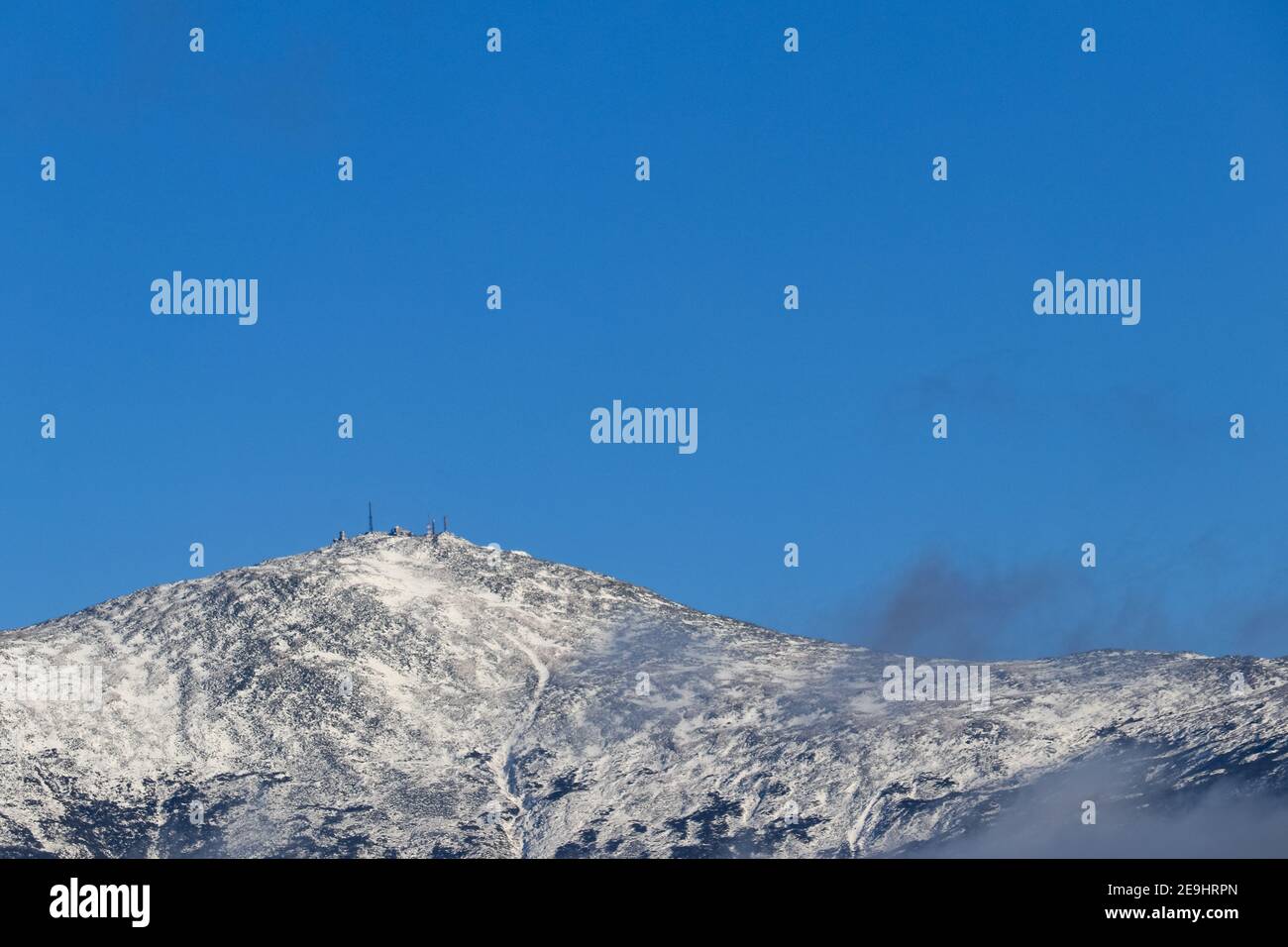 The Mt. Washington Observatory sitting atop Mount Washington in Bretton Woods, New Hampshire