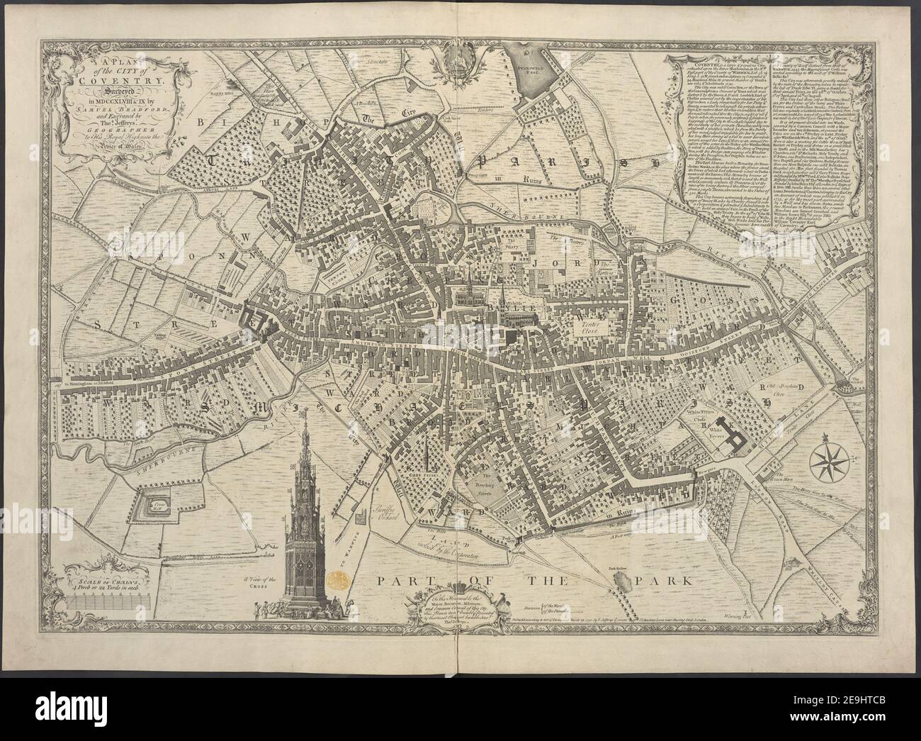 Old Maps Of Coventry Coventry Map High Resolution Stock Photography And Images - Alamy
