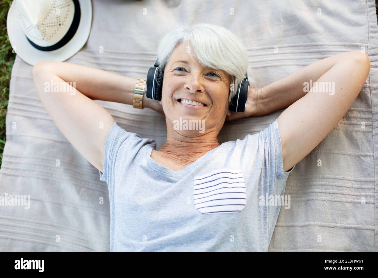 Russian woman portrait 50 years hi-res stock photography and images - Alamy