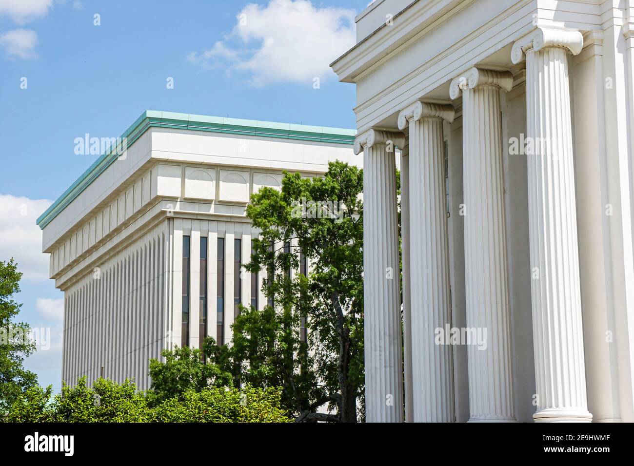 Alabama Montgomery State Department of Archives & History,government documents building outside exterior Center for Commerce building, Stock Photo