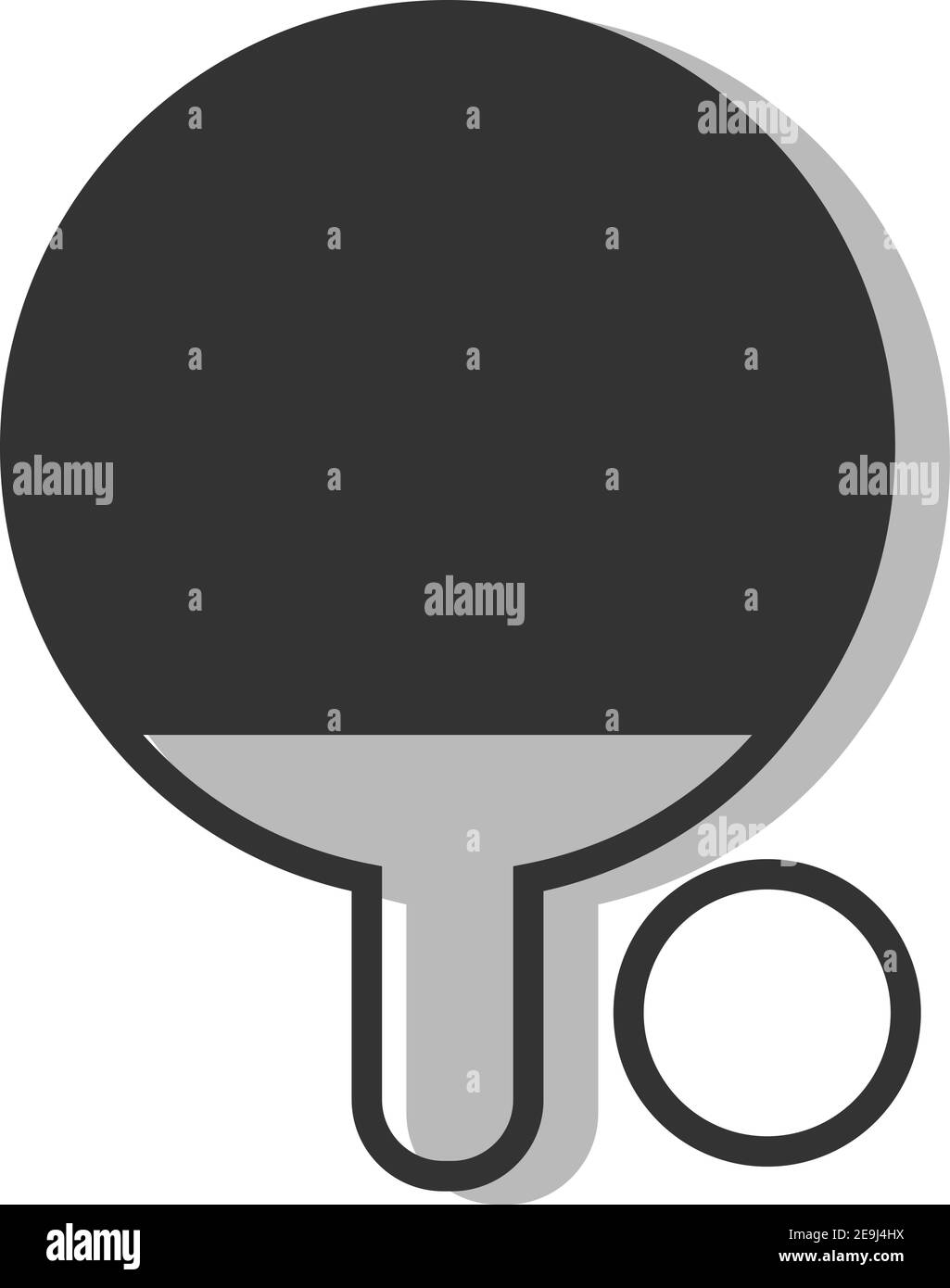 Table tennis racket, illustration, vector on white background Stock Vector Image & Art Alamy