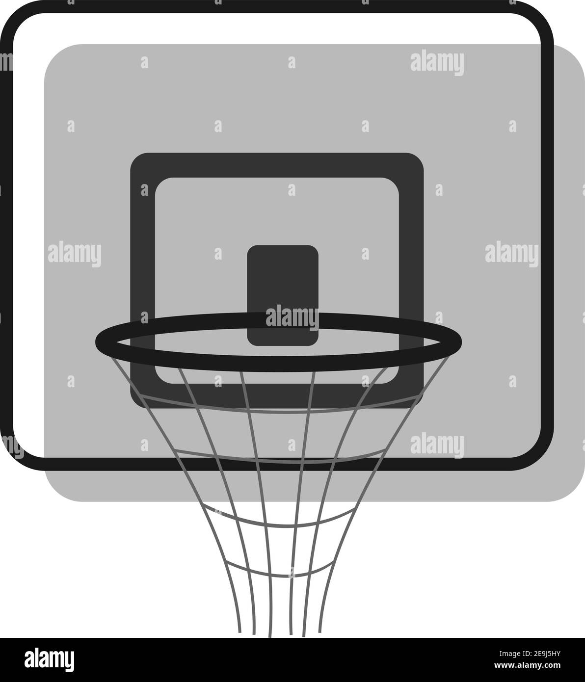 Basketball score, illustration, vector on white background Stock Vector