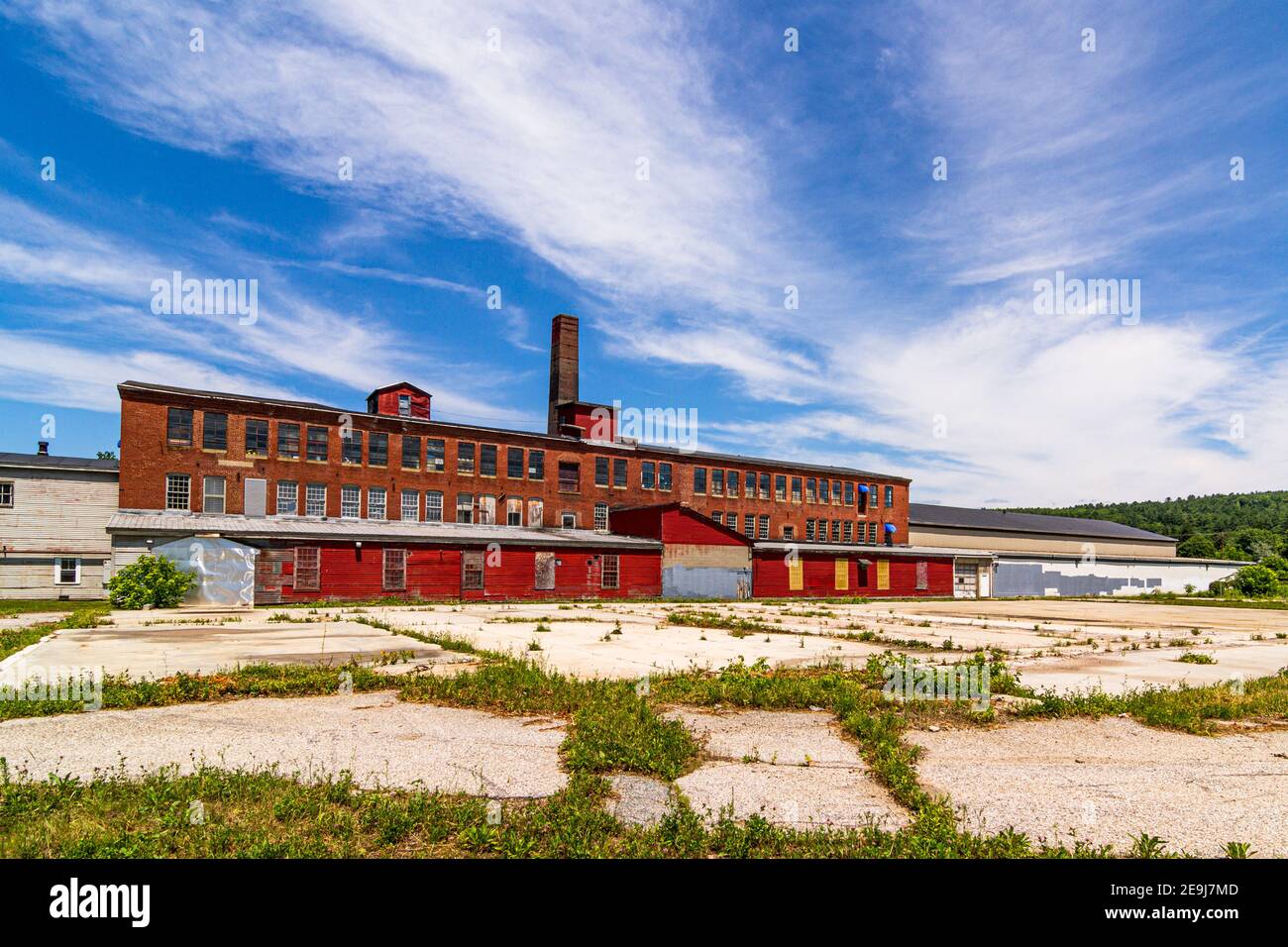 The Beaver Brook Mill in Keene, New Hampshire Stock Photo