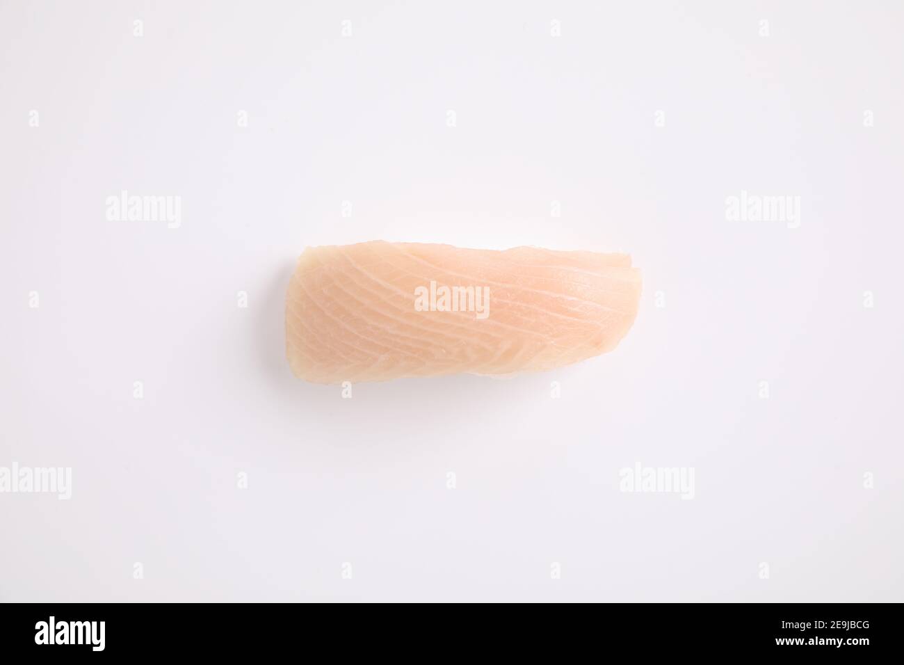 Hamachi sushi , Japanese food yellowtail sushi isolated in white