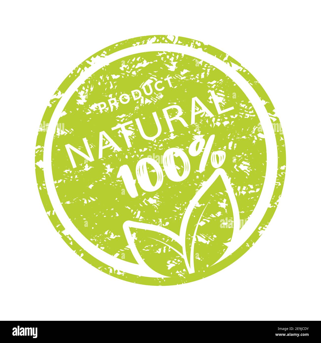 Product natural, rubber stamp, warranty eco food. Vector eco stamp ingredients, imprint guarantee, certified postage sticker seal illustration Stock Vector