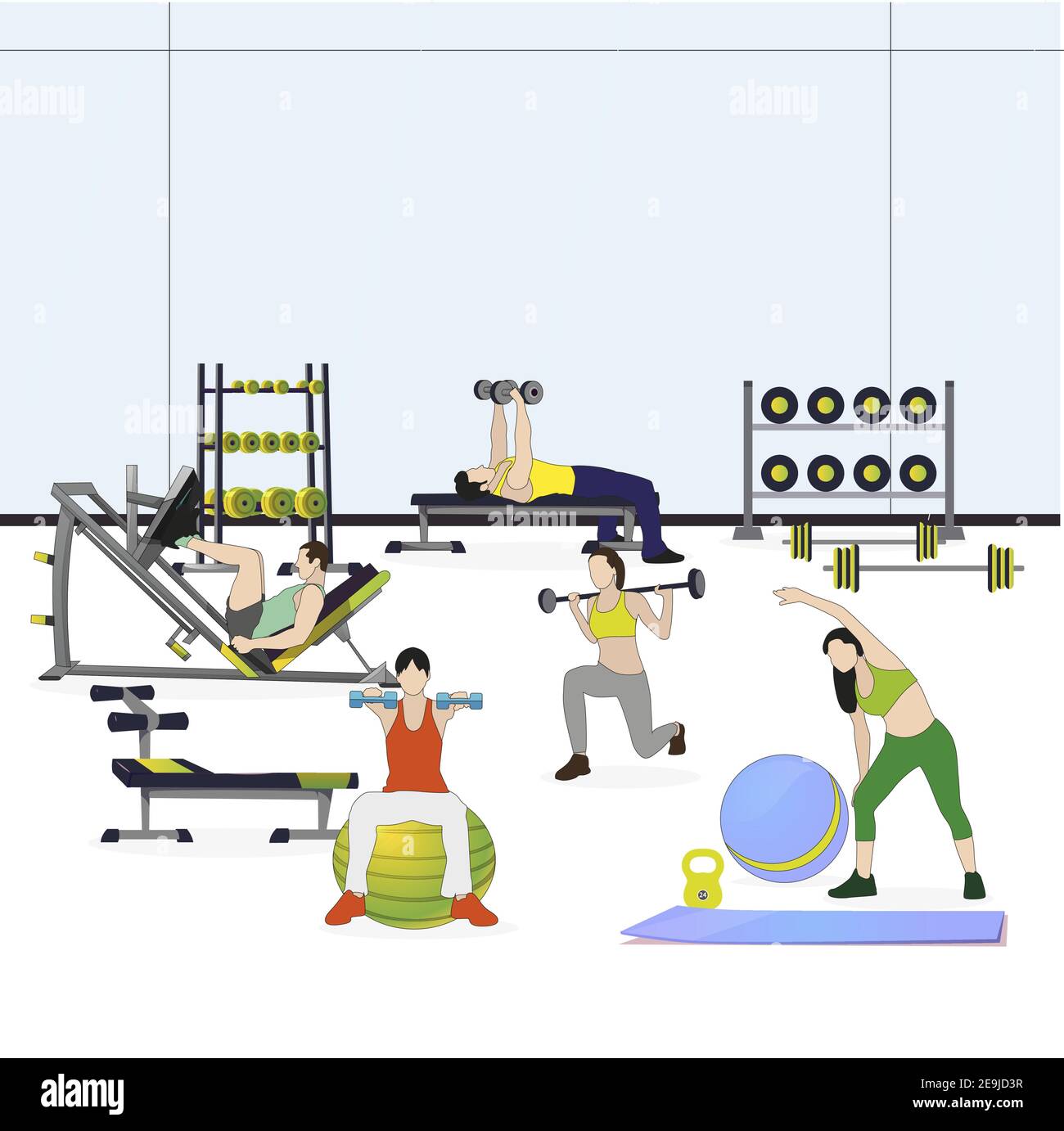 Body physical training Stock Vector Images - Alamy
