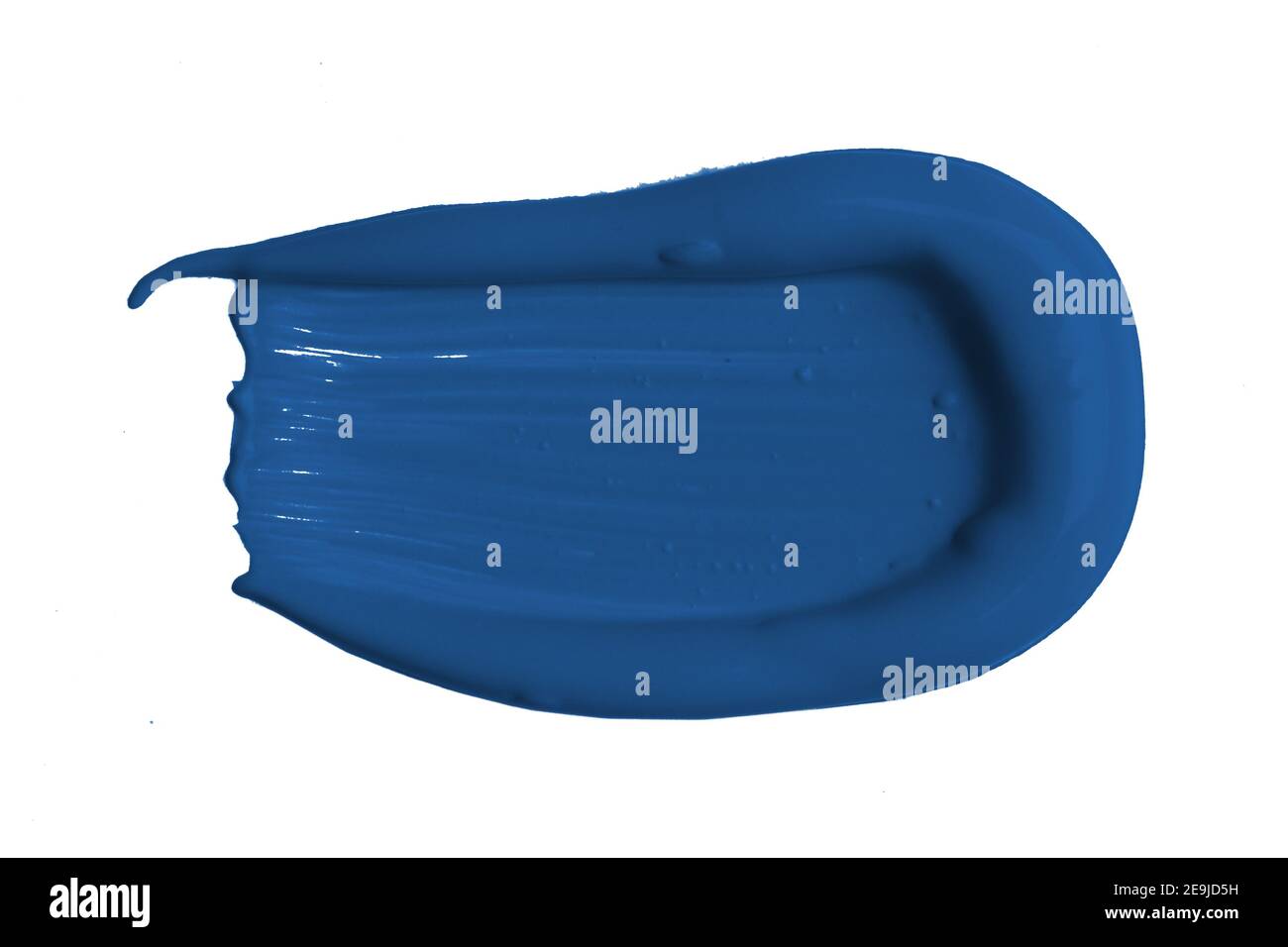 Classic blue brush strokes isolated on white background Stock Photo - Alamy
