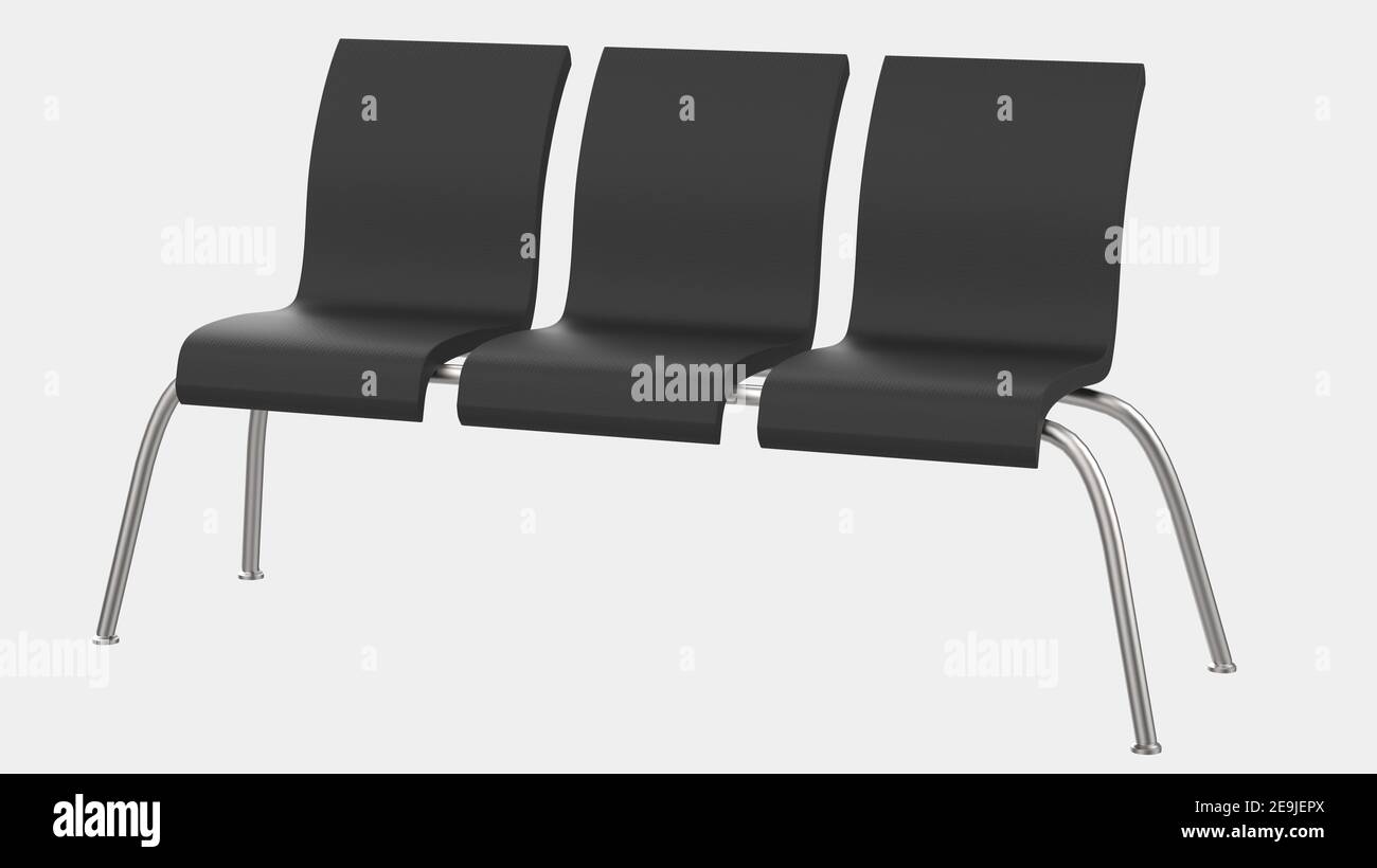 Hospital waiting room seats isolated on background. 3d rendering illustration Stock Photo Alamy
