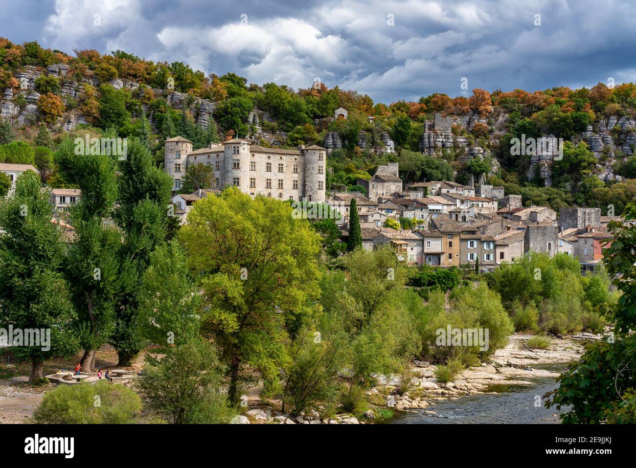 medieval-village-of-vogue-in-ardeche-rhone-alpes-southern-france