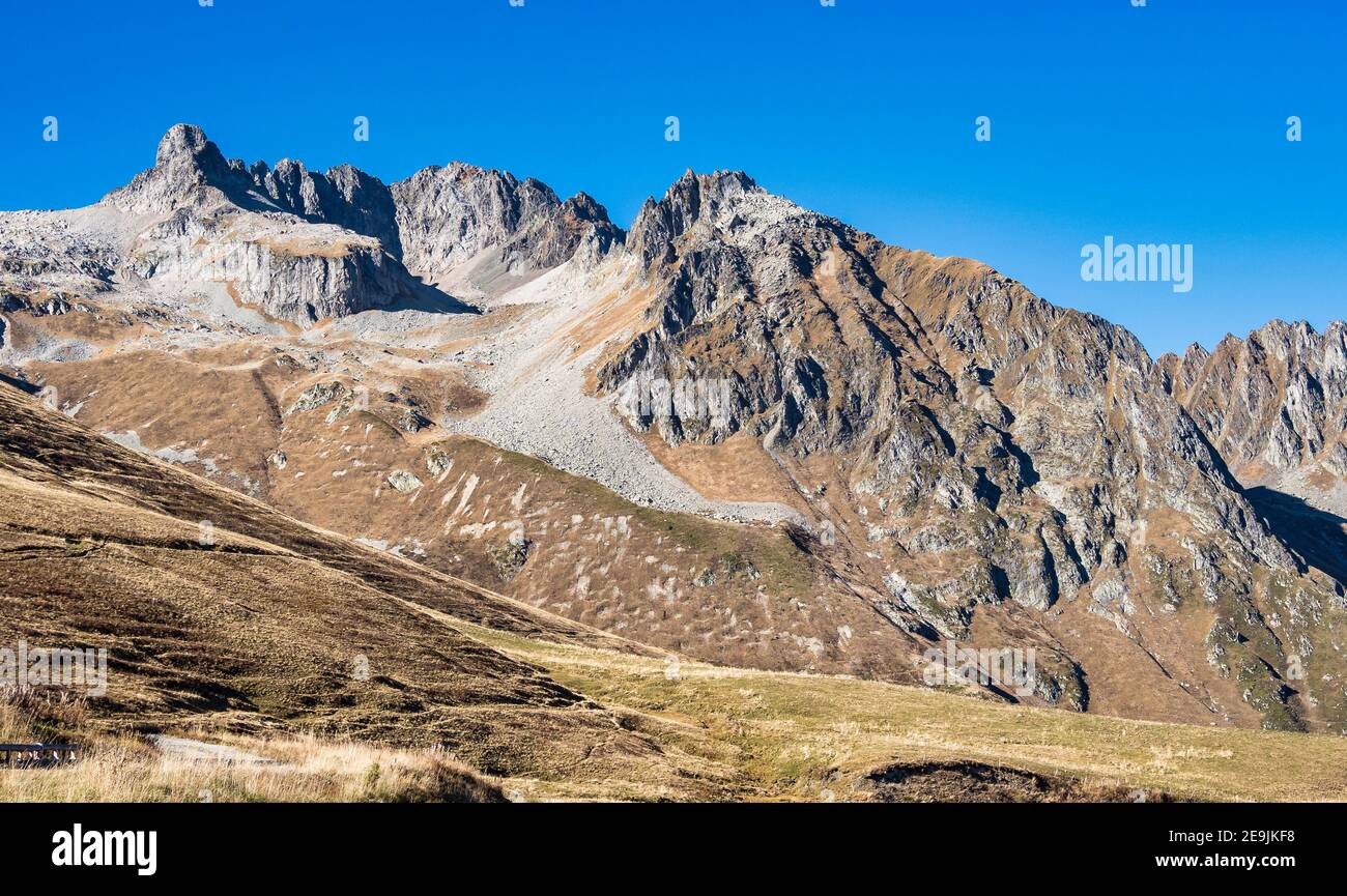 Col de la Madeleine at 2000 m altitude in the Rhone alps, France Stock Photo Alamy Col de la Madeleine at 2000 m altitude in the Rhone alps, France Stock Photo Alamy