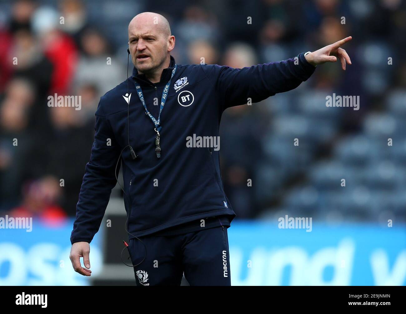 File photo dated 08-03-2020 of Scotland head coach Gregor Townsend. Issue date: Friday February 5, 2021. Stock Photo