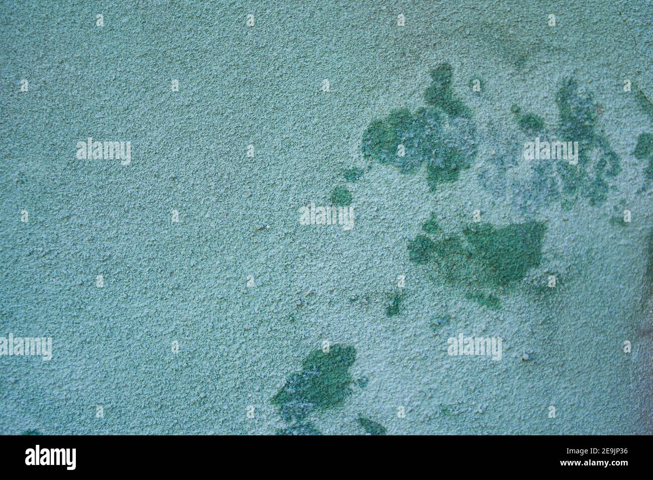 View of texture of old green facade Stock Photo - Alamy
