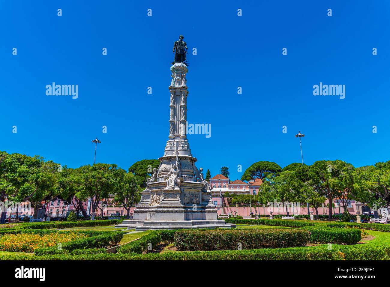 Garden of Alfonso de Albuquerque in Lisbon, Portugal Stock Photo