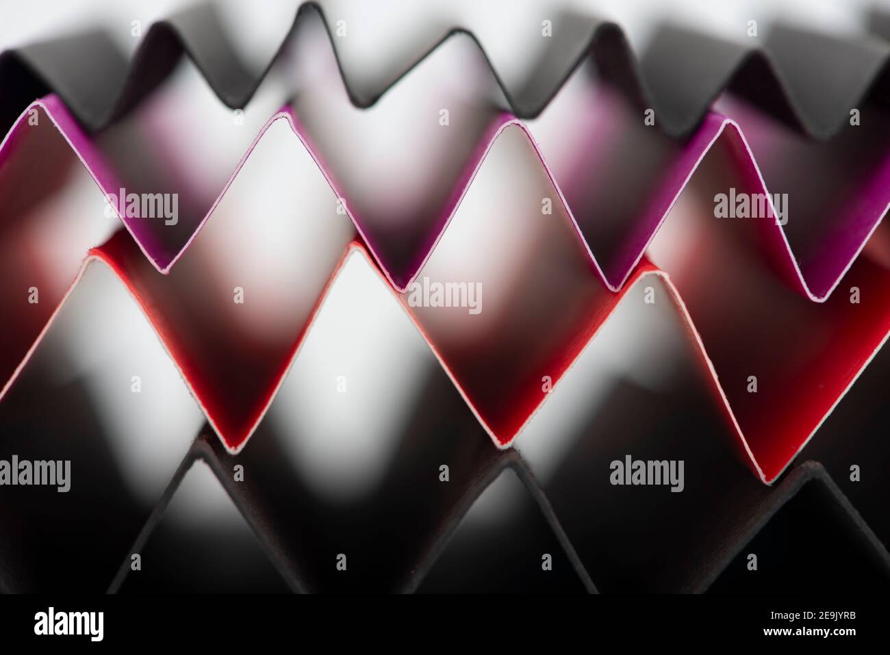 Zig Zag fold paper texture. Zigzag paper abstract background. Macro