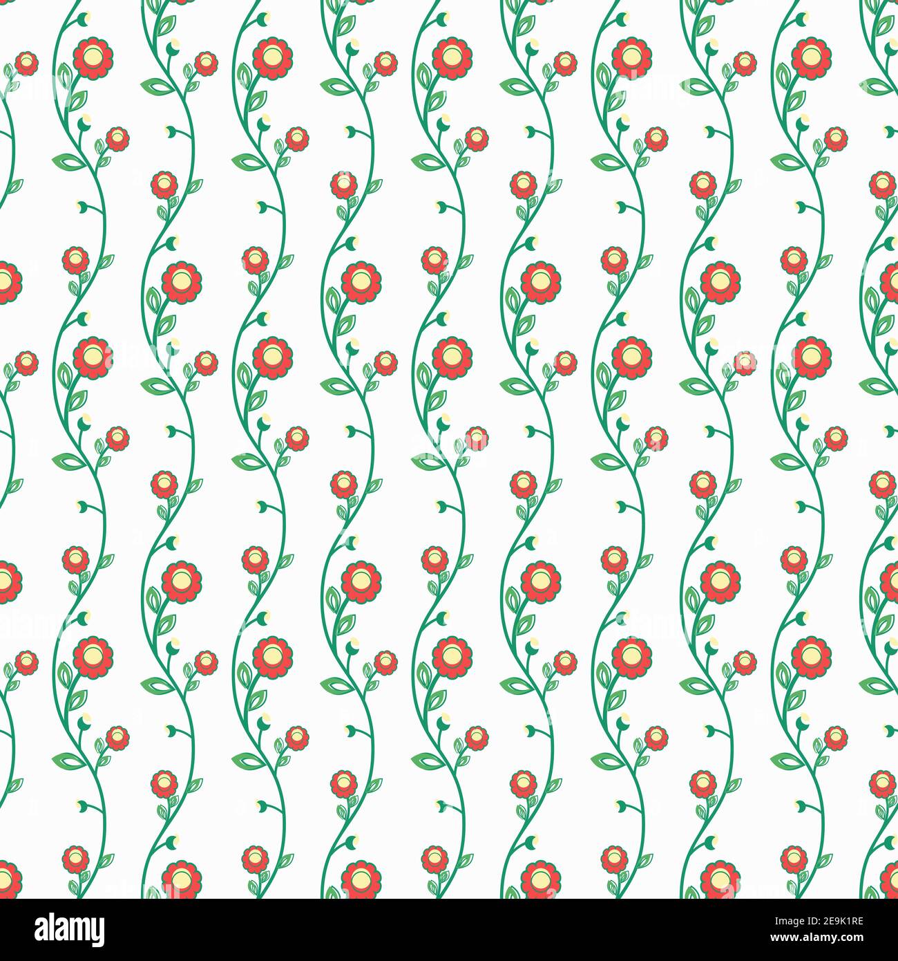 Floral Fine Seamless Vector Pattern Stock Vector