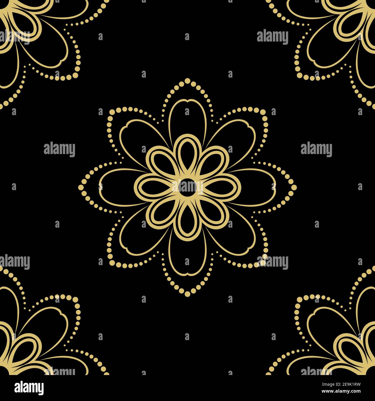 Floral Fine Seamless Vector Pattern Stock Vector