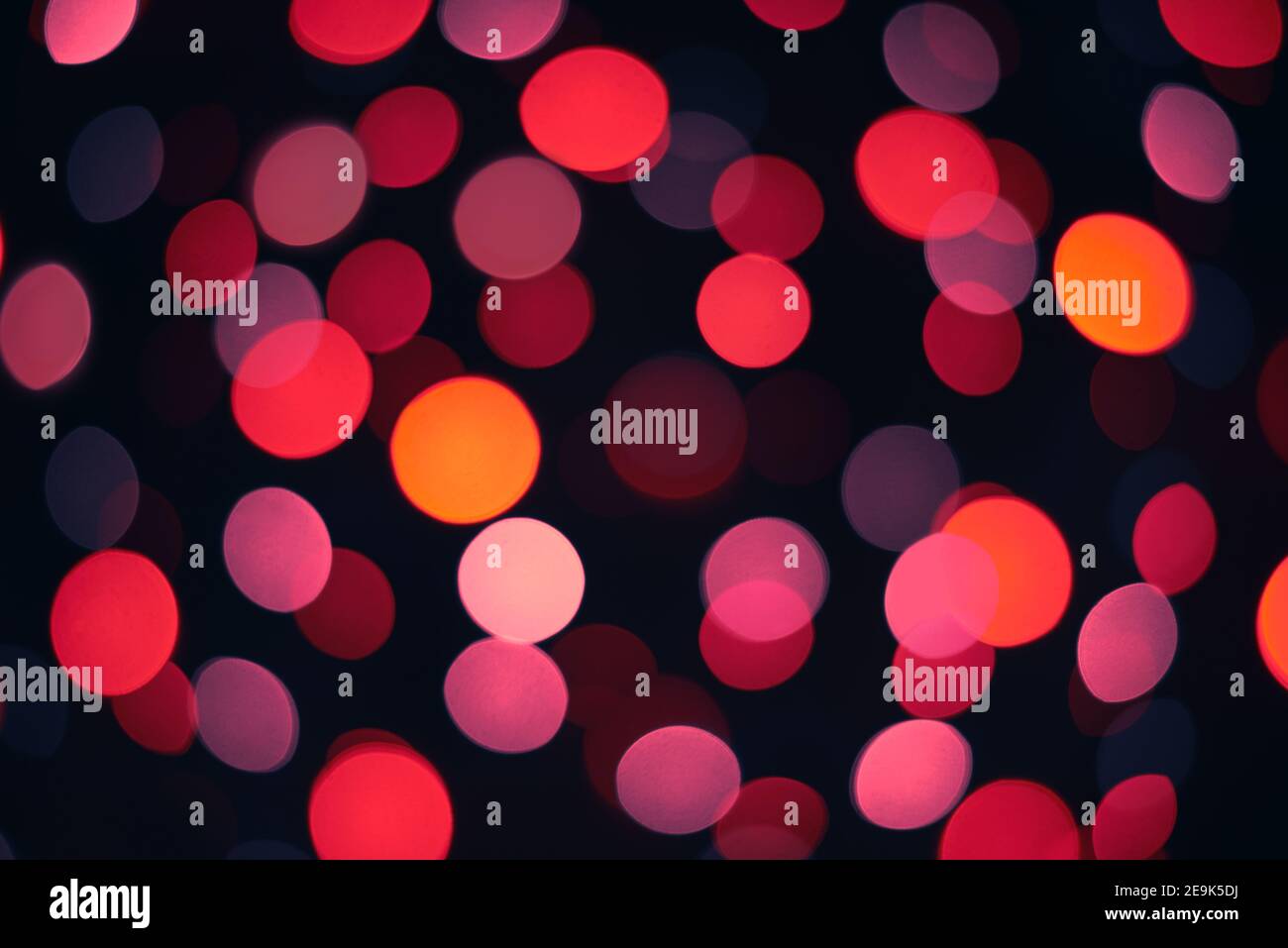 Multicolored night bokeh as background. Stock Photo