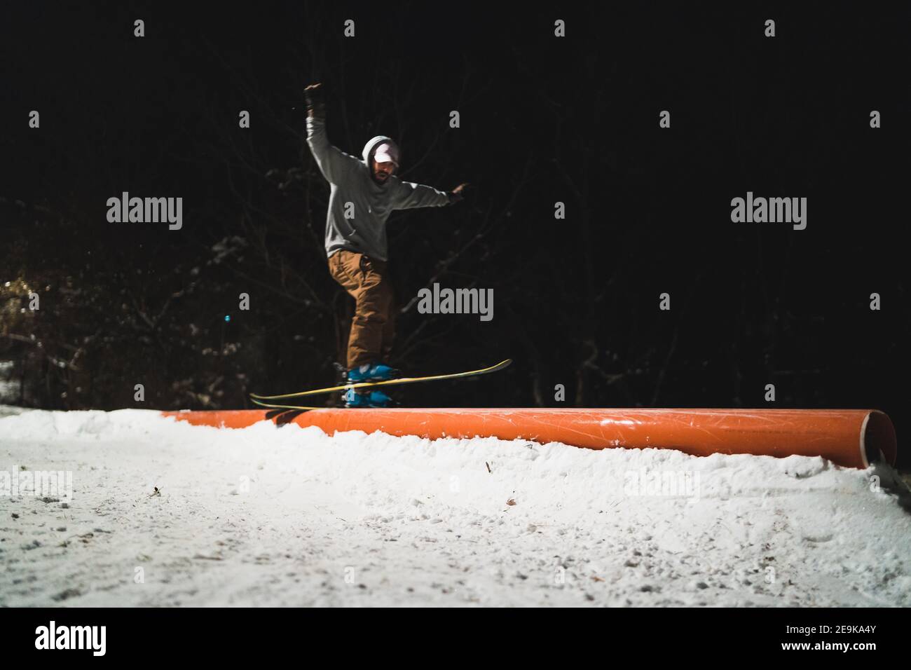 Jumping rails hi-res stock photography and images - Alamy