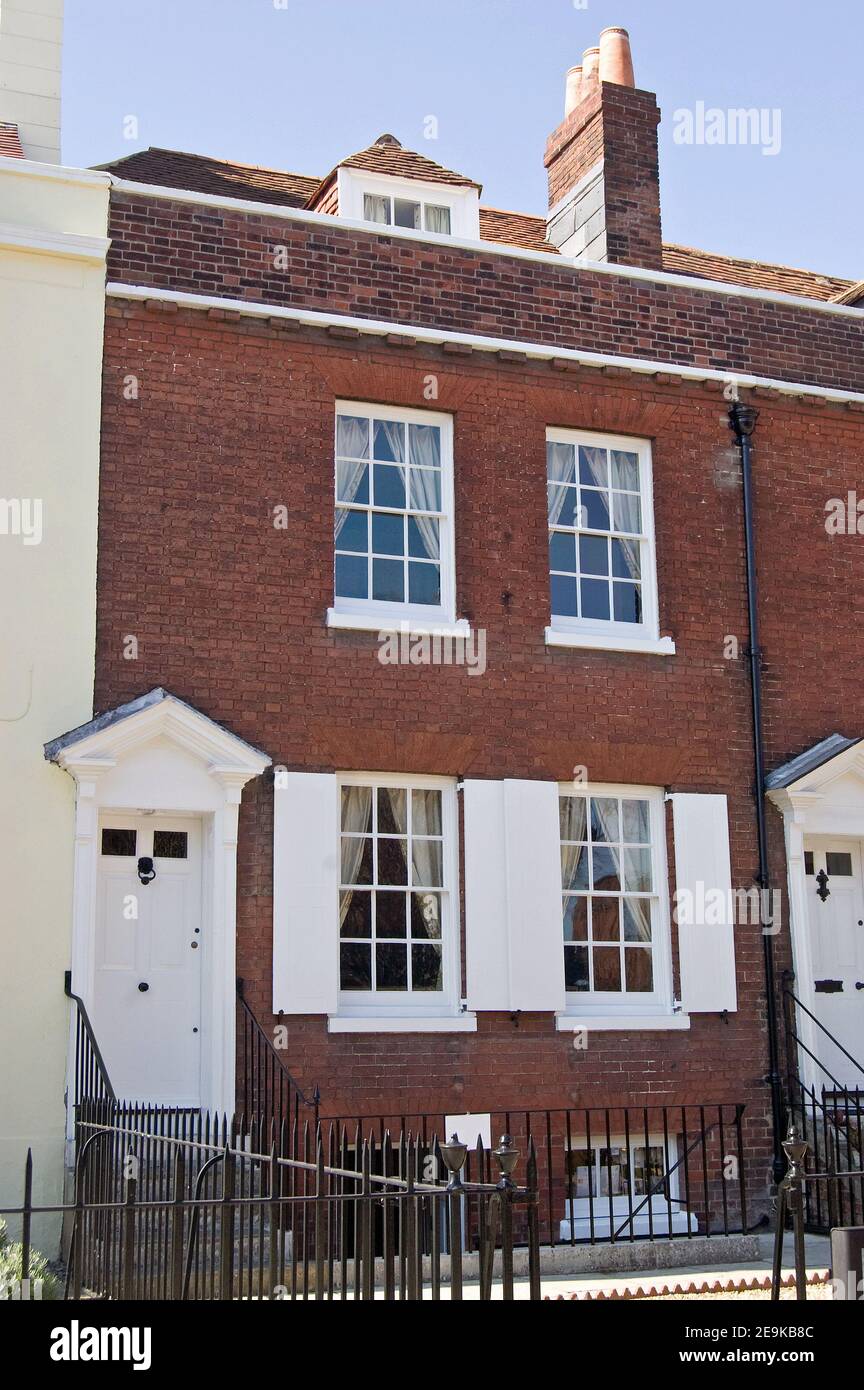 Historic house in Portsmouth, Hampshire where the novelist Charles ...