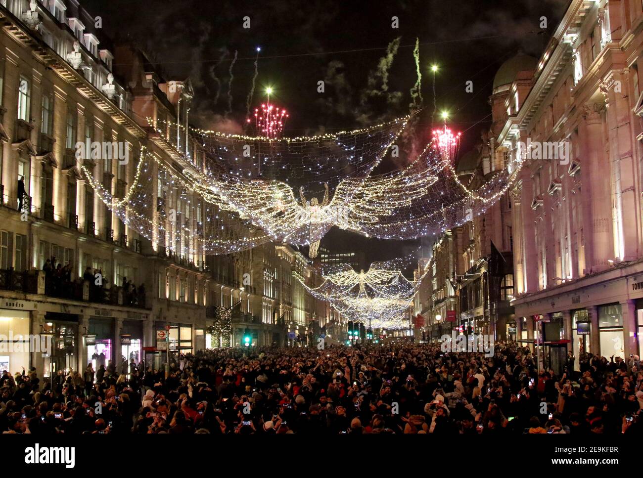 Nov 14, 2019 London, England, UK Regent Street Christmas Lights