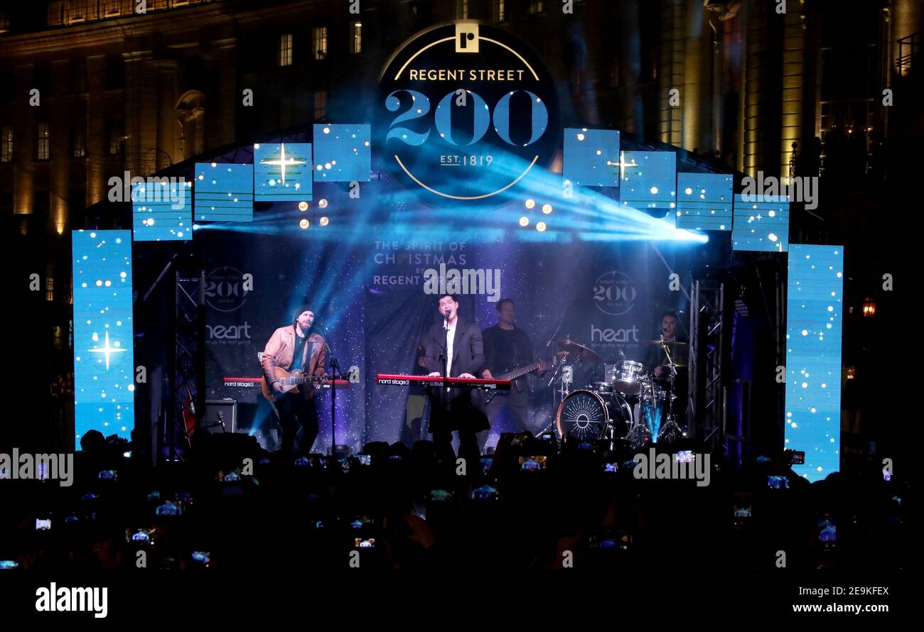 Nov 14, 2019 London, England, UK Regent Street Christmas Lights