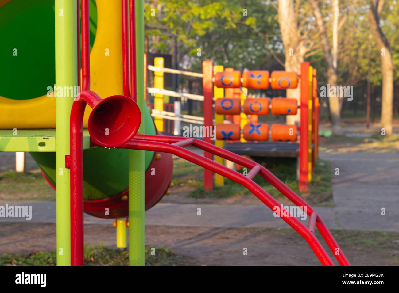 Kid playground area hi-res stock photography and images - Alamy