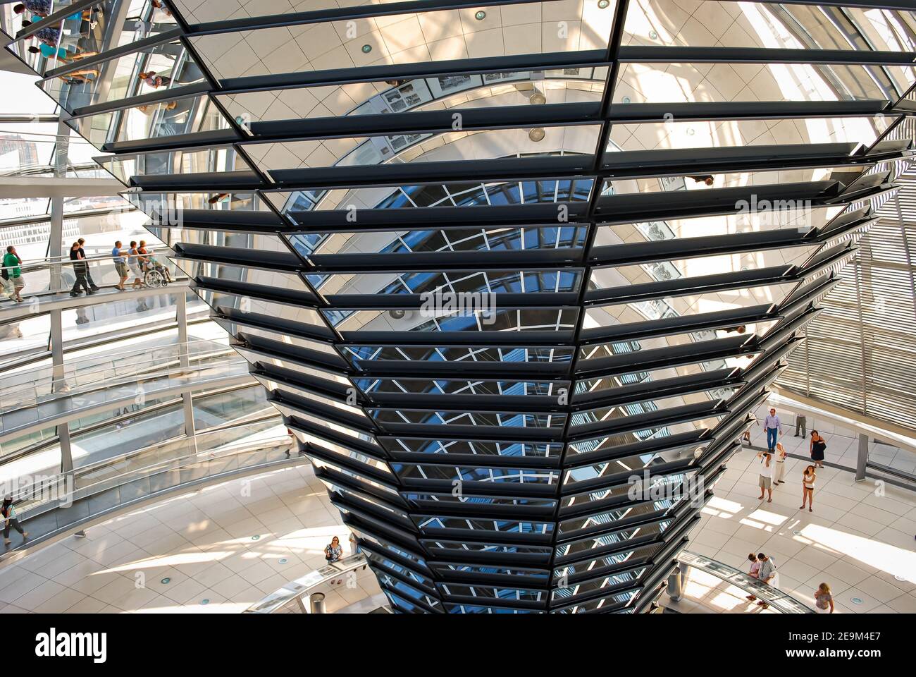 Inside the Reichstag Building, Berlin, Germany Stock Photo