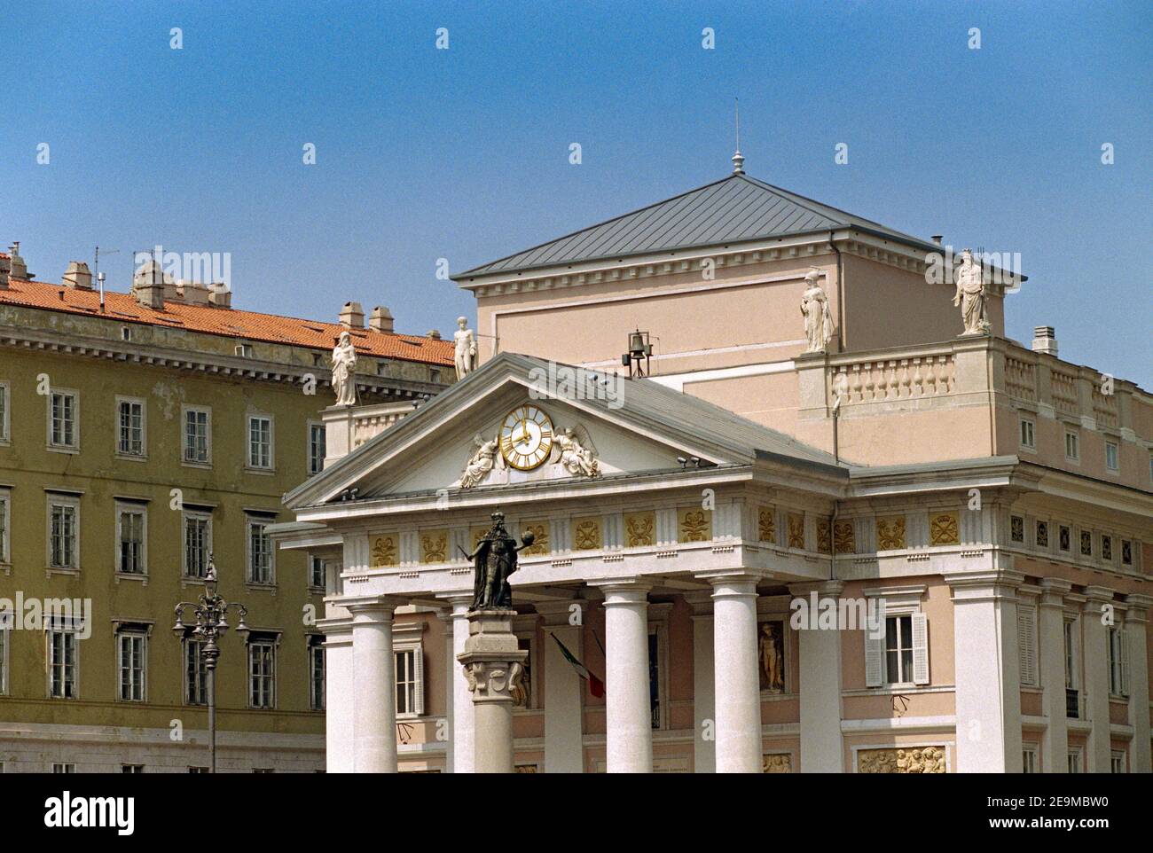 Italy, Friuli Venezia Giulia, Trieste,  Palazzo della Borsa Vecchia or Old Stock Exchange Building Stock Photo