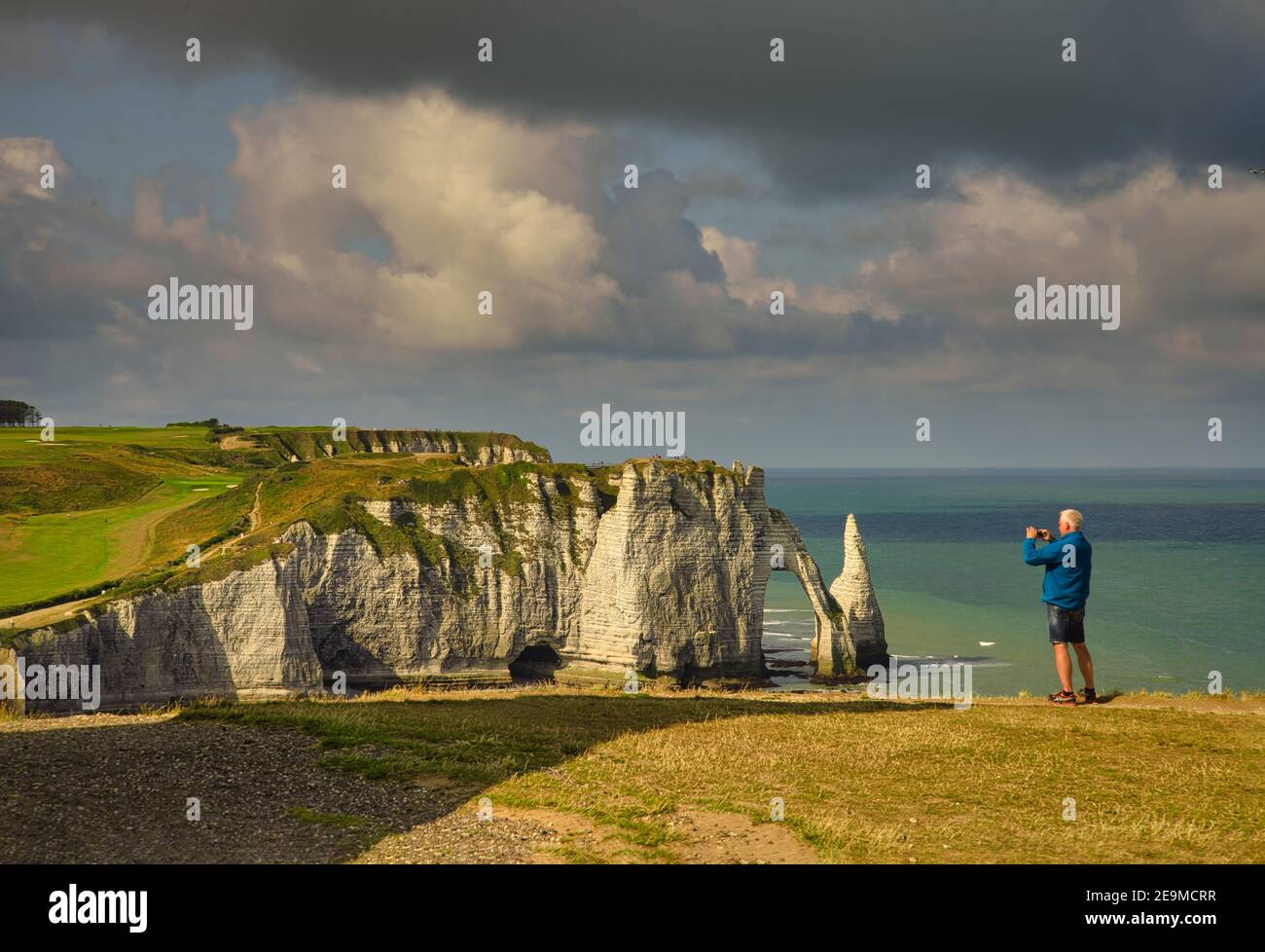 Etretat normandy port hi-res stock photography and images - Alamy
