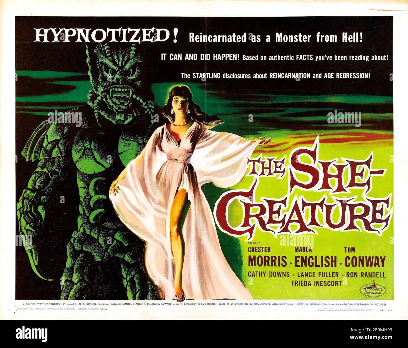 Poster Art - 'The She-Creature' (1956) American International/ File Reference # 34082-552THA Stock Photo