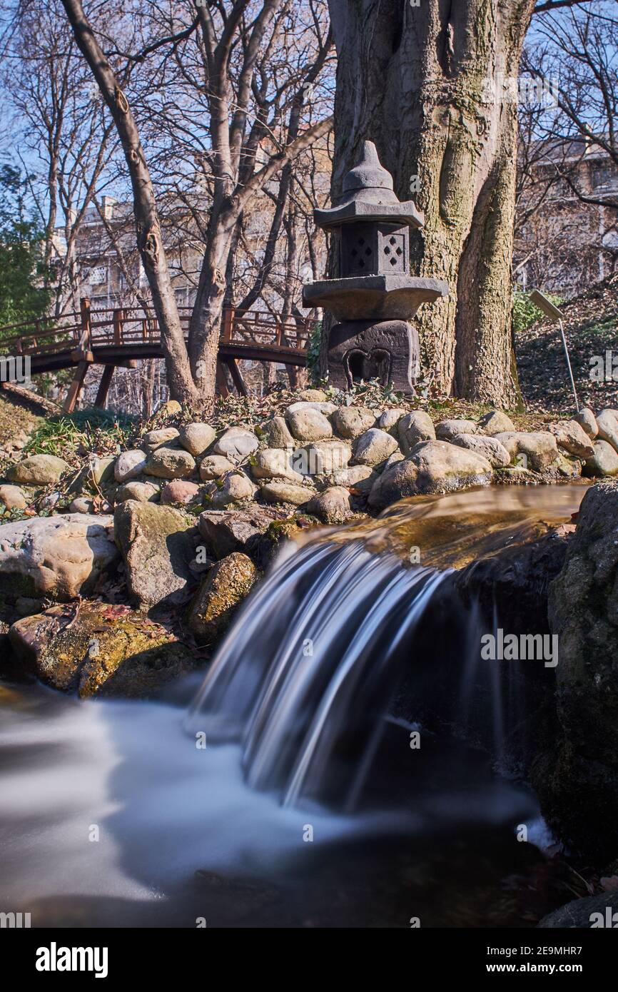 Beautiful shot park waterfall hi-res stock photography and images - Alamy