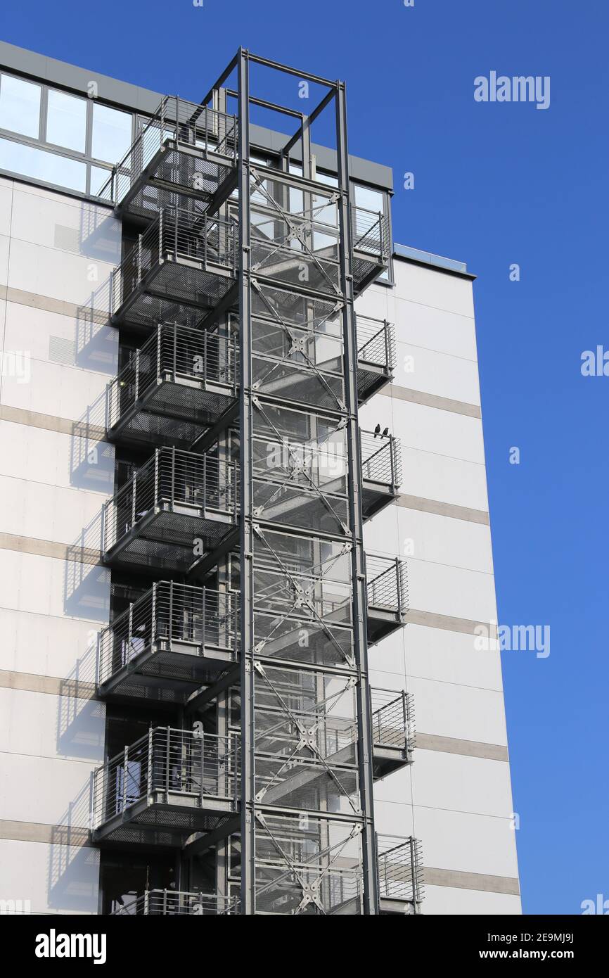 Emergency staircase hires stock photography and images Alamy