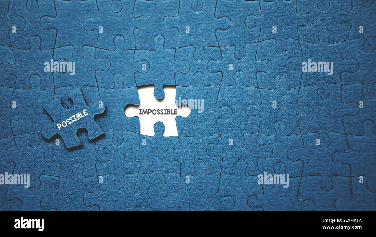 Impossible puzzle hi-res stock photography and images - Alamy