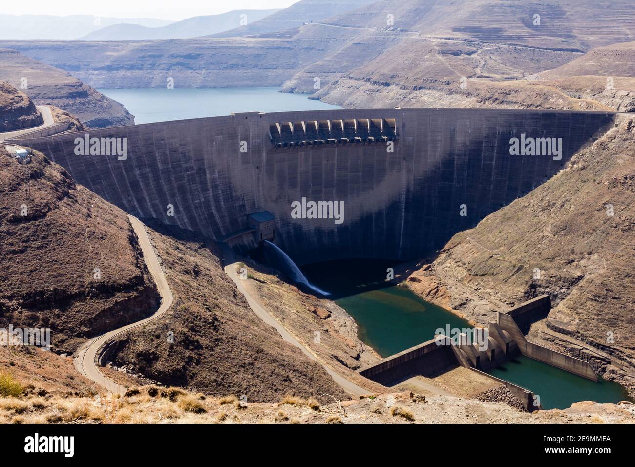 Katse Dam, Kingdom of Lesotho, Africa Stock Photo Alamy