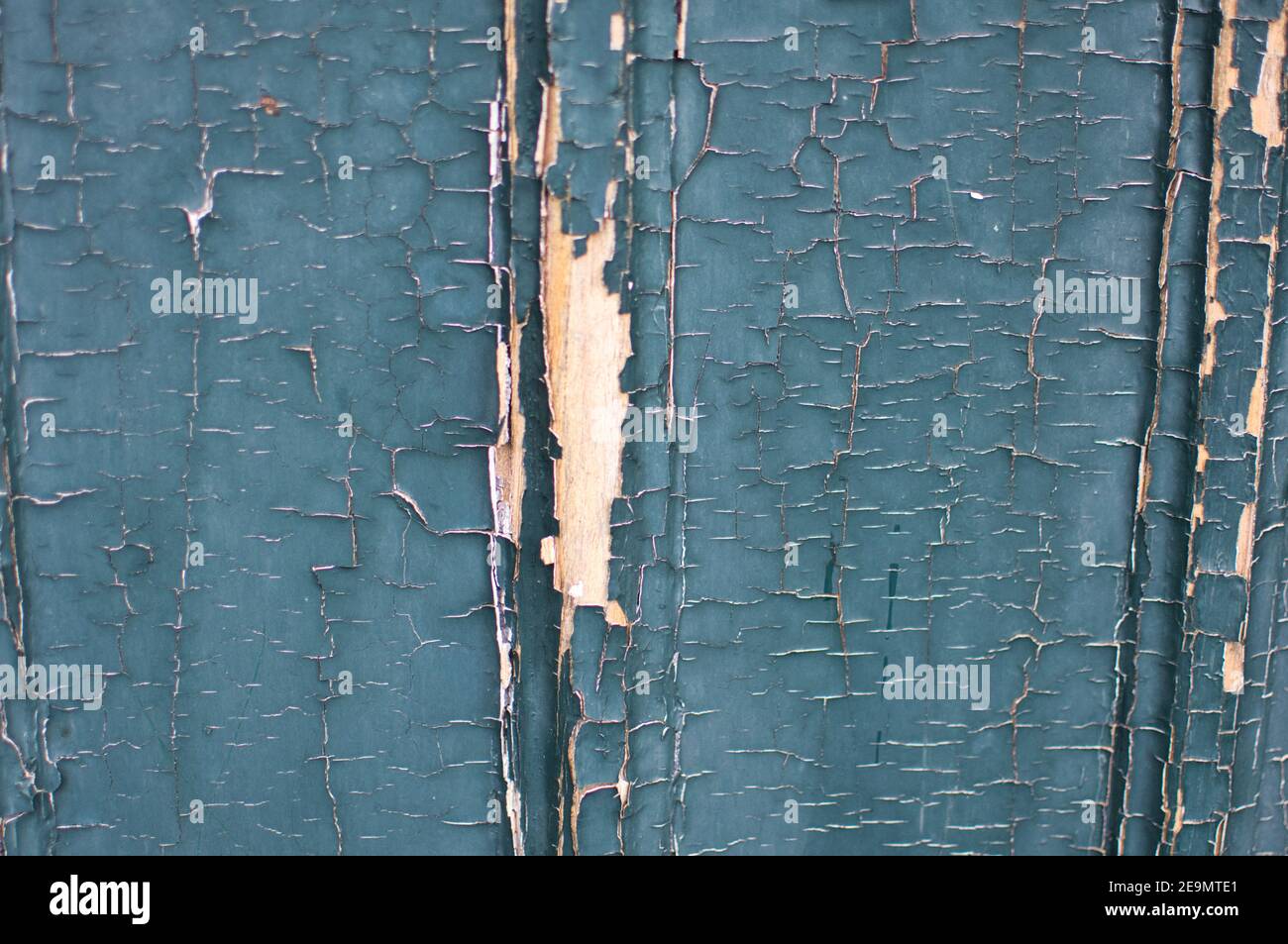 old wood with peeling paint Stock Photo