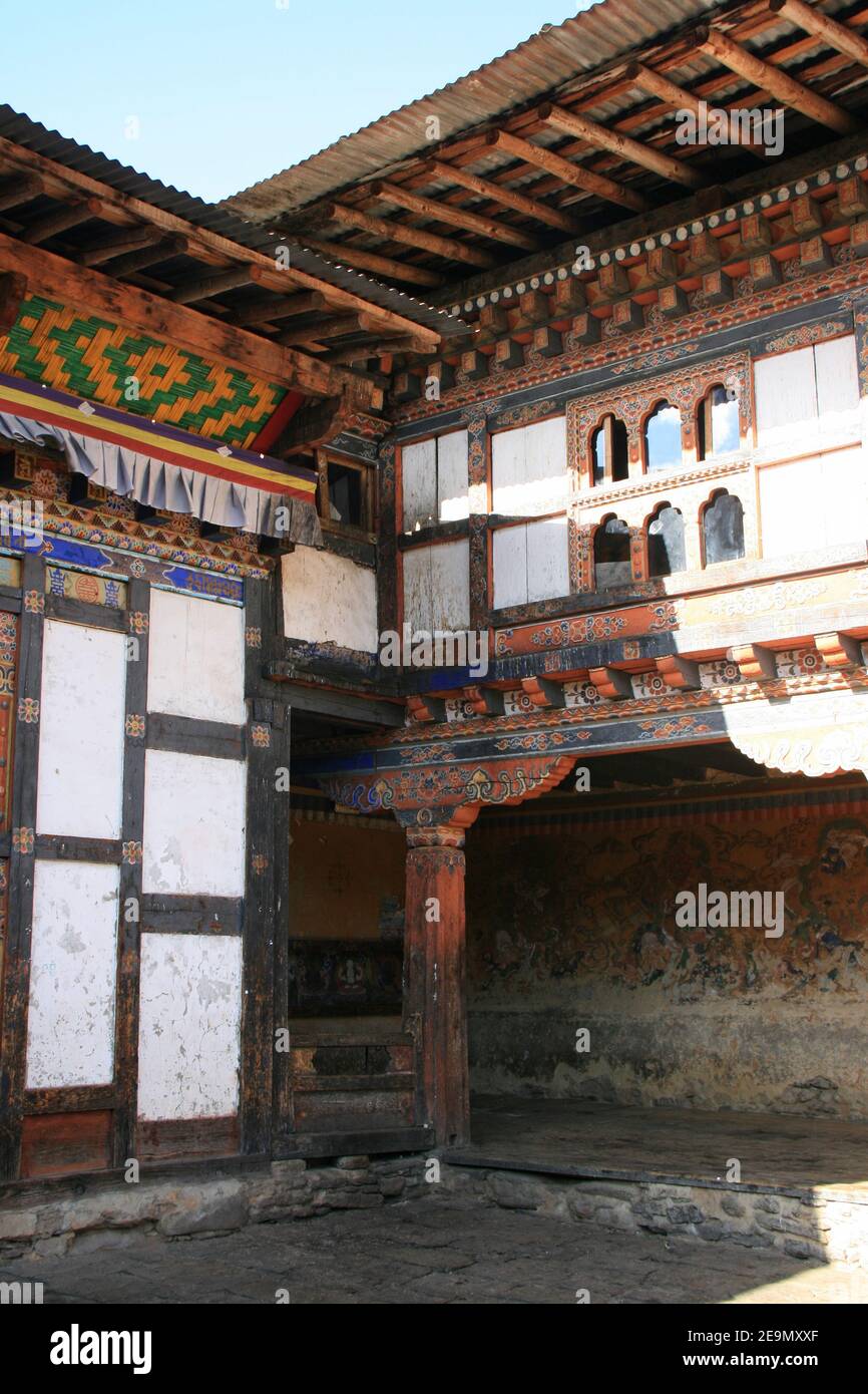 Tamzhing buddhist temple (tamshing) in jakar in bhutan Stock Photo - Alamy